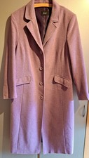 Damenmantel Lang Gr. 48 helles Lila