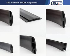 SMI H-Profil EPDM  Voll Gummi