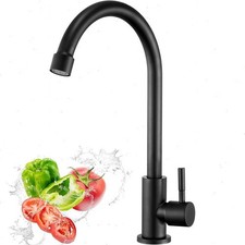 MattSchwarz Küchenarmatur Brause Küche Wasserhahn Einhandmischer Mischbatterie