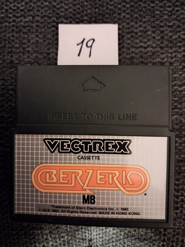 Berzerk vectrex kassette - mb,