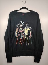 Jockey Dragon Ball Son Goku One Punch Anime Herren Pullover Schwarz  XL / A+