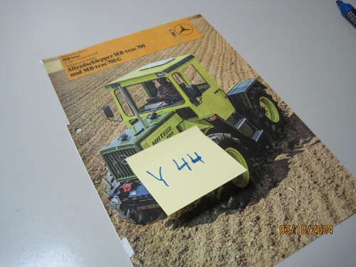 Prospekt nachdruck traktor - prospekt,