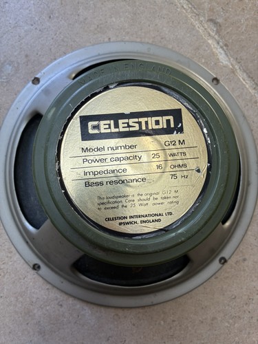 Celestion green back - m,