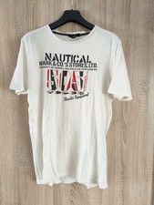 Schönes weißes T-Shirt Gr.M mit Aufdruck von Livergy - gut erhalten