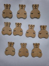 MDF Holz Teddy Form Handwerk