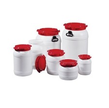 Weithalsfass 3,6l PE weiß