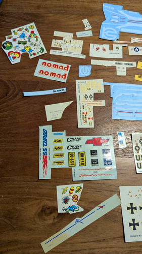 Revell abziehbilder konvolut - abziehbilder,