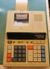 2 Tischrechner für Bastler mit 5 Papier Rollen , ab 1 €