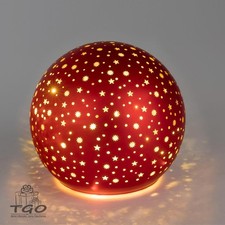 Formano Deko Kugel rot mit LED