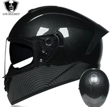 Motorrad Helm _ Carbon Faser