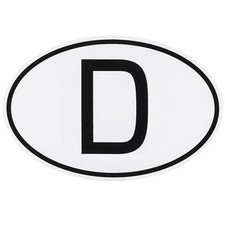 10 Stück D-Schild Kennzeichen