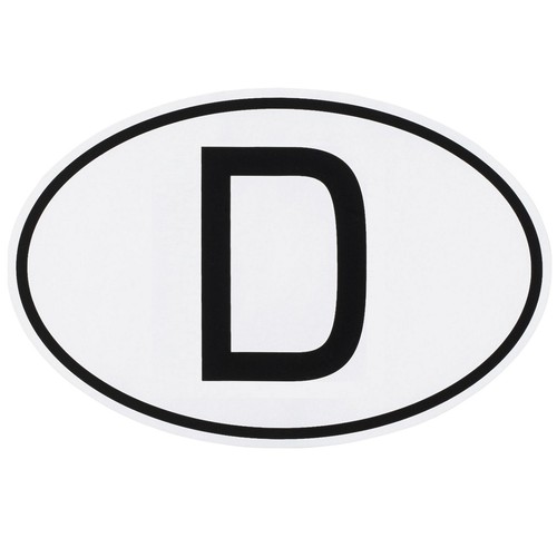 Stück schild kennzeichen - 10, d-schild