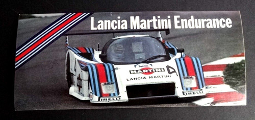 Werbe aufkleber lancia martini - werbe-aufkleber,