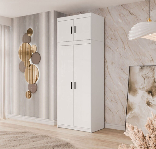 Kleiderschrank nela 2d3s mit - kleiderschrank,