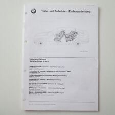 BMW 3er-Reihe Coupe E46 Original Einbauanleitung Lederausstattung Stand 1999