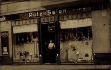 Foto Ak Berlin Pankow, Putz-Salon Hugo Taute, Schaufenster, Hüte,... - 11391909