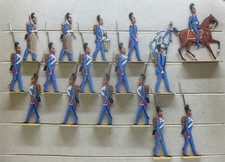 16 Zinnfiguren 1900 Bayern