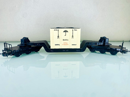 Märklin 4618 tiefladewagen - h0,