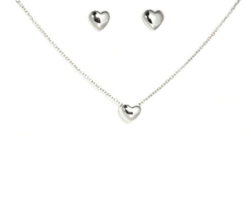 Herz schmuckset 925 silber - schmuckset,