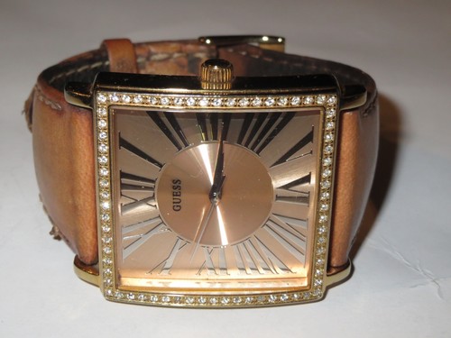 Guess armbanduhr gold strass - gold,