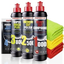 Menzerna Auto Politur Set Autopolitur 1000 2500 3800 Polierset Lackpolitur 250ml