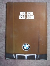 Prospekt BMW E12 5er 518 520
