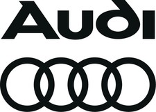 2 x Audi Schriftzug + Ringe