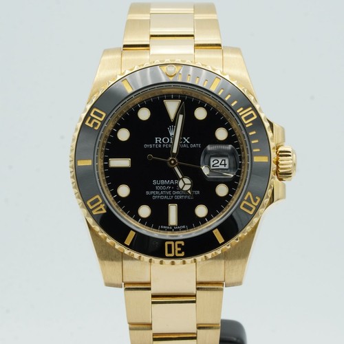 Rolex submariner 116618ln 18k - rolex,