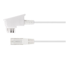 1m DSL Router Kabel für FritzBox EasyBox Speedport IP TAE Telefon Internet weiß