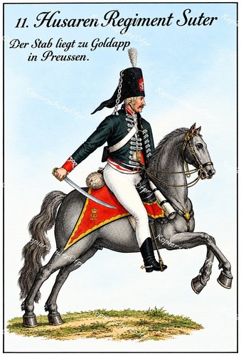Preußen schwarze husaren - schwarze,