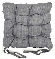 4er Set Grau Sitzauflagen