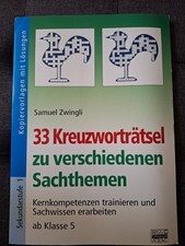 33 Kreuzworträtsel Zu