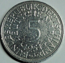 5,- DM - 1951 G SILBER