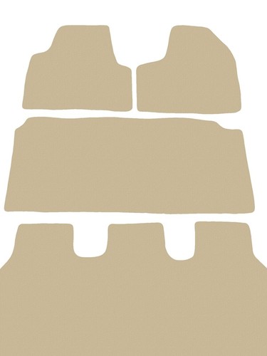 Beige fußmatten velour für - fußmatten,