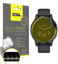 2x Schutzfolie für Garmin Vivoactive 4s (40mm) inkl. Rundung 3D Full Cover Flex