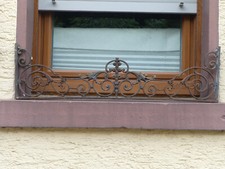 Antikes Jugendstil Fensterfries aus Gusseisen – Frankreich