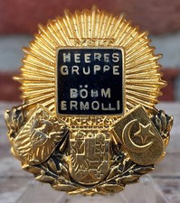 Kappenabzeichen Ku.K Heeresgruppe Böhm Ermolli Mütze Orden Ehrenzeichen Original