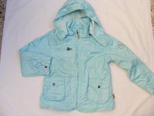 Sanetta Mädchen Jacke Gr 116 Türkis Ice / blue Übergangs Jacke Neuwertig