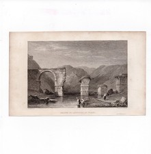 Der Tourist in Italien von Thomas Roscoe [1831] - Kupferstich von "Narni"