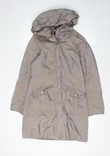 Beigefarbener Parka Mantel