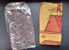 Handbemalter Seidenschal mit Karton ___|?|___ Geschenk eines Dachzieglers