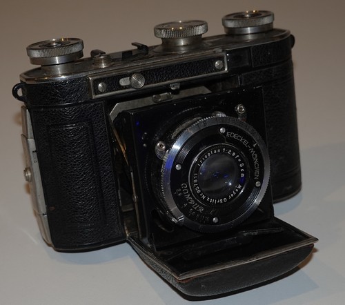 Vintage kamera certo dollina - vintage,