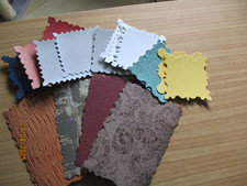 Hintergrundkarton/-papiere: 7 x 7 cm und 9 x 13 cm, insgesamt 40 Stück