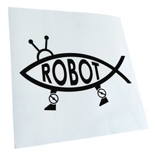 Autoaufkleber robot fisch - autoaufkleber,