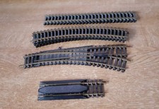 Fleischmann H0 Bogenweiche rechts, ger. und geb. Schienen