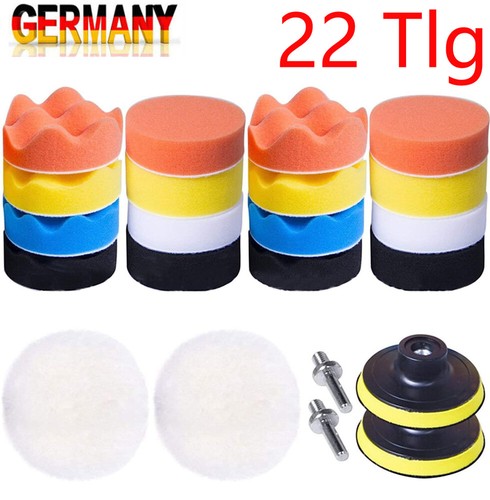 22tlg polierschwamm polierpads - 22tlg,