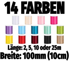 Satinband 100mm 10cm breit - satinband, 100mm/10cm