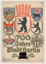 142286, Postkarte "700 Jahre Berlin", ungelaufen