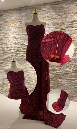 Abend kleid rot gala - abend-kleid,