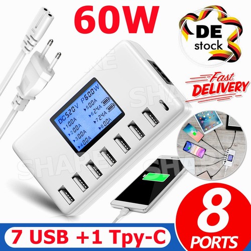 Fach usb schnellladestation - 8,